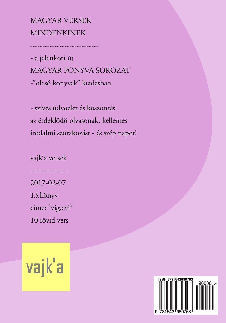 Magyar ponyva vigevi