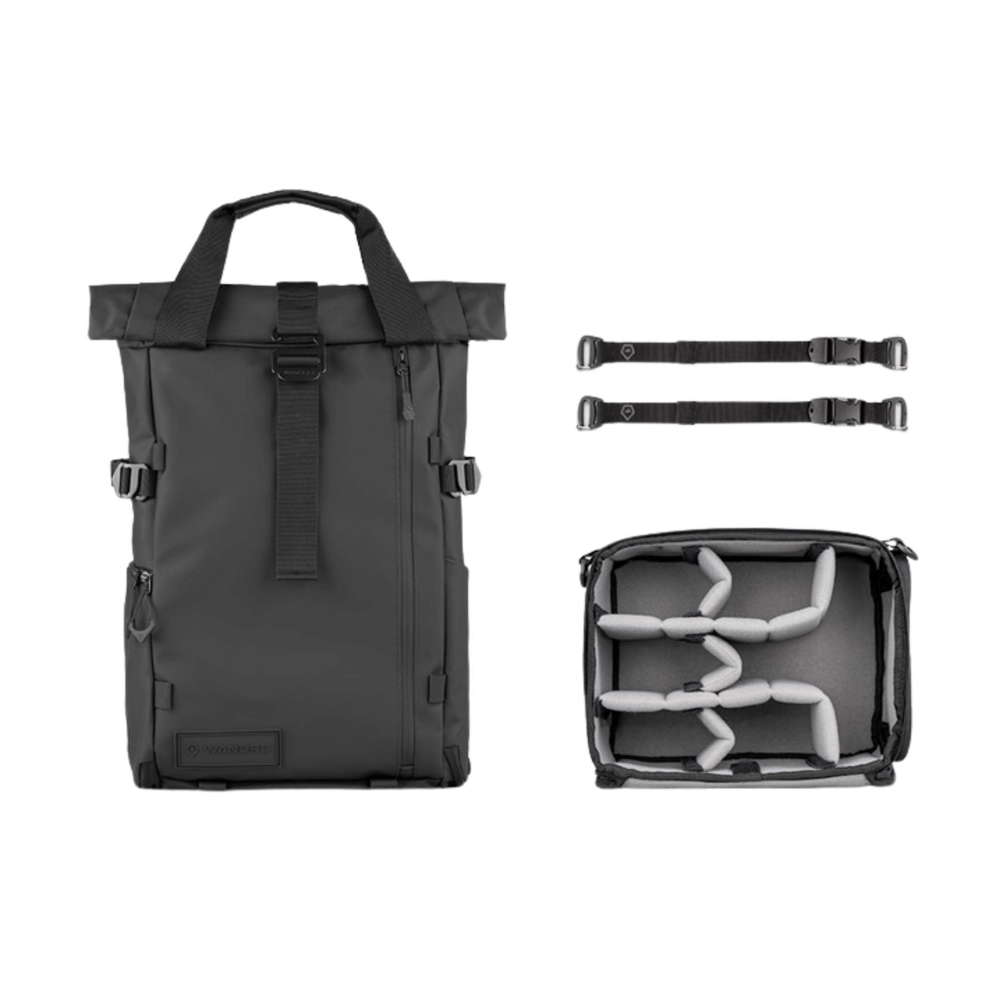 Photo 1 of WANDRD PRVKE Rolltop 31L V4 Photography Bundle – Expandable Travel Camera Backpack with Essential Camera Cube and Laptop Sleeve