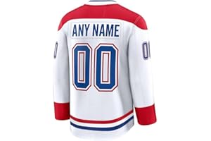 Custom Mens Home Beliveau Price Hockey Jersey Player Long Sleeves