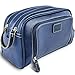 Vetelli Gio Toiletry Bag for Men - Dopp Kit - Handmade for Travelling Vacations and Adventures (Blue)