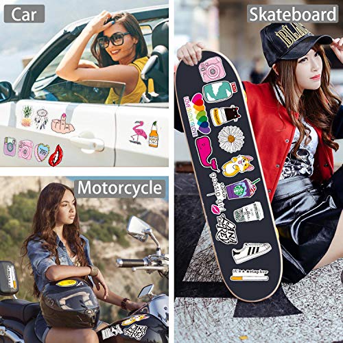 Stickers for Water Bottles, Waterproof Aesthetic Quality Vinyl Stickers 50pcs with Packaging Box for Teens Kids Girls - Perfect for Laptop, Hydro Flask, Phone, Travel Case, Refrigerator