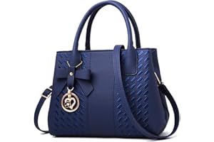 Jeniulet Purses and Handbags for Women Fashion Ladies PU Leather Top Handle Satchel Shoulder Tote Bags