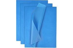HEYPLACE 330 Sheets Blue Tissue Paper, 14 x 10 Inches Wrapping Tissue Paper Bulk for Packaging Gift Bags Graduation Bachelorette Birthday Party Wedding Baby Shower Holidays DIY Crafts
