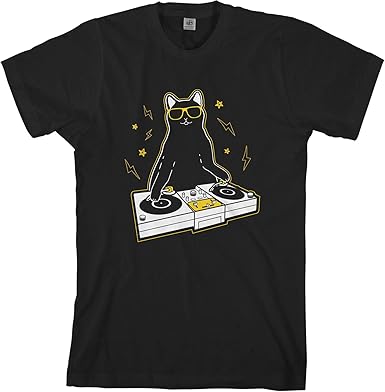 cat dj shirt