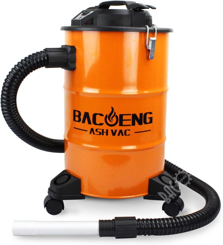 BACOENG Ash Vacuum Cleaner with Double Stage Filtration System, 20L, 1200W
