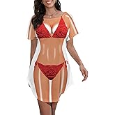 Women's Cute Bikini Printed T Shirt Dress Short Sleeve Baggy Shirt Beach Fun Swimwear Cover Up Dress