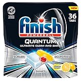 Finish - Quantum - 36ct - Dishwasher Detergent - Powerball - Ultimate Clean & Shine - Dishwashing Tablets - Dish Tabs