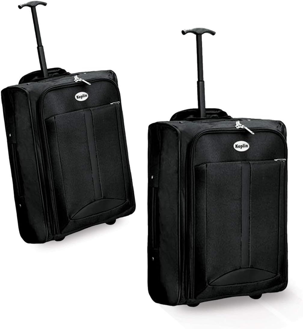 Keplin Lightweight Wheeled Cabin Approved Travel Bag Suitcase