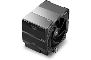 Sudokoo SK700 AM5 Air Cooler: 7 Heatpipes CPU Cooler for AM5 Exclusive - Black Single Tower PC Cooling with 120mm FDB PWM Qui