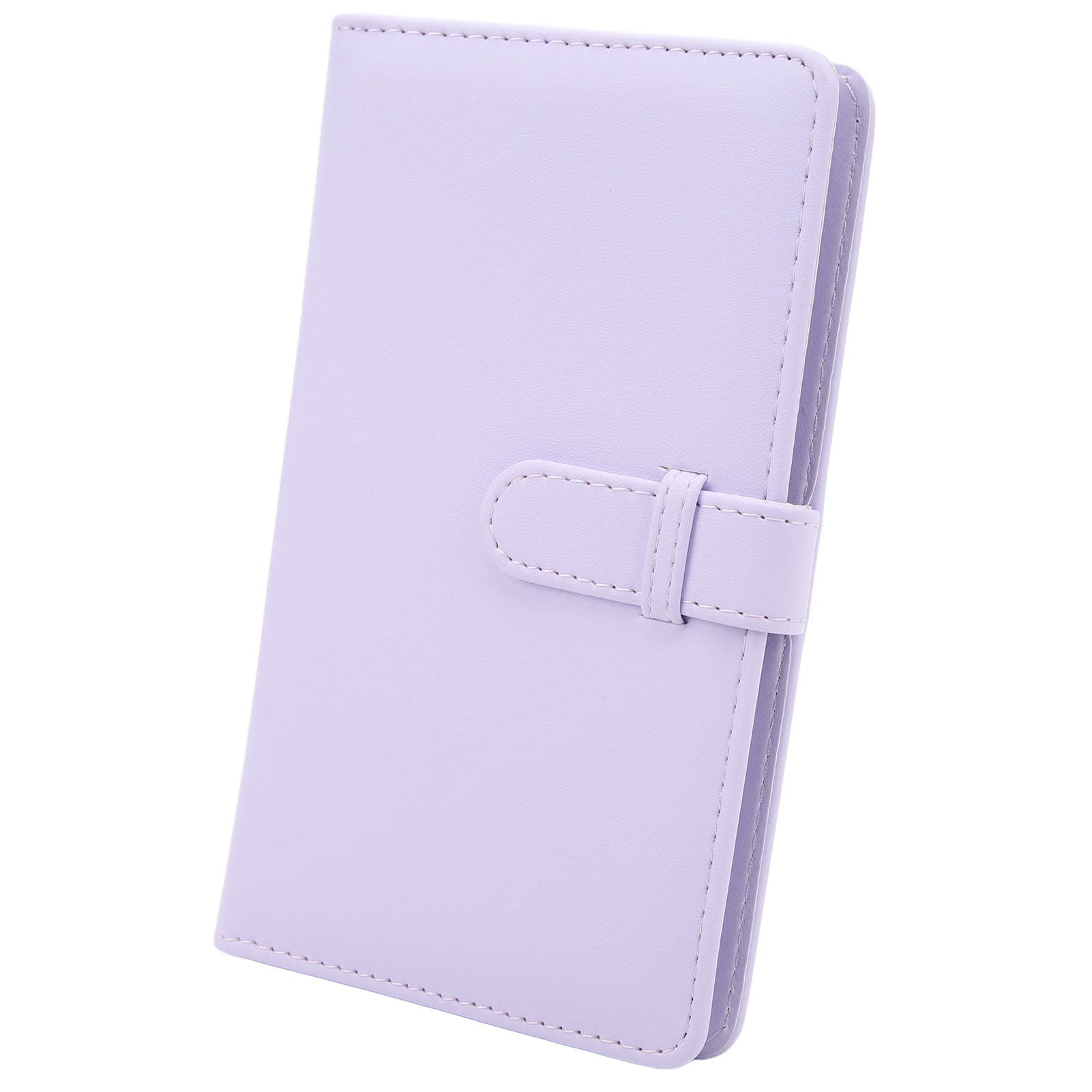 3 Inch Mini Photo Album, PU Leather 108 Pockets Album for FUJI FILM Mini 12 11 Mini Series Camera Photos (Iris Purple)