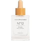 + Lux Unfiltered N°12 Face Tanning Drops - Non-Comedogenic Bronzing Drops for Face with Hyaluronic Acid, Vitamin E, & Passionfruit Oil - Fragrance Free, Cruelty Free, & Vegan Self Tanner