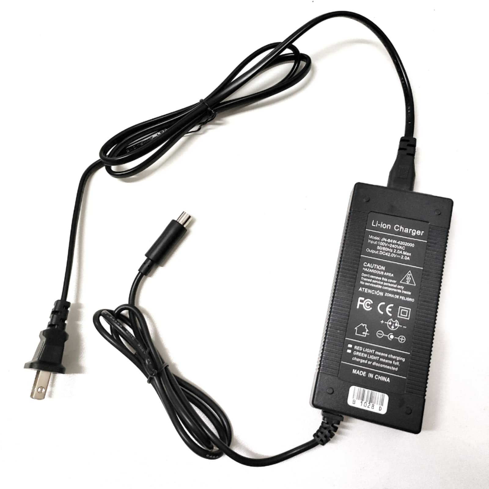 [Verified Fit] 36/42 Volt Fast Charger for Ninebot by Segway Scooter ES1L ES2 ES3 ES4 ES1LD, MAX, D40x E22 E25 E45, F20A F25 F30 F40 F40A and Hiboy S2R (9 ft Long Cord)