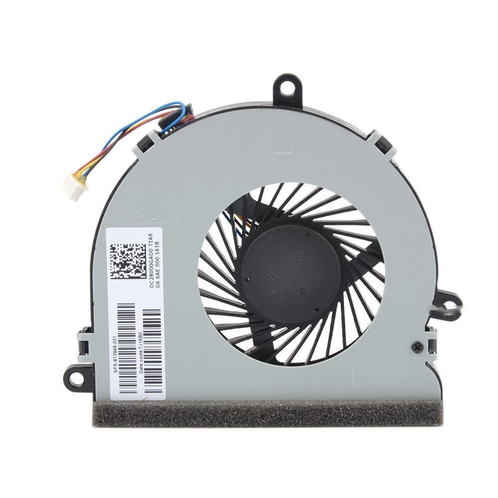 CPU Cooling Fan Replacement for HP 15-ay112cy 15-ay113cy 15-ay119tu 15-ay120tu 15-ay121nl 15-ay121tu 15-ay Series P/N:813946-001