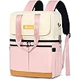 Scothen Backpack Cooler with Double Decker & 12 Ice Packs- Keeps 36 Cans Cold for Up to 24 Hours- Waterproof & Leak Proof Insulated Cooler Backpack- Stylish Cooler Bookbag for Women Travel Work Beach
