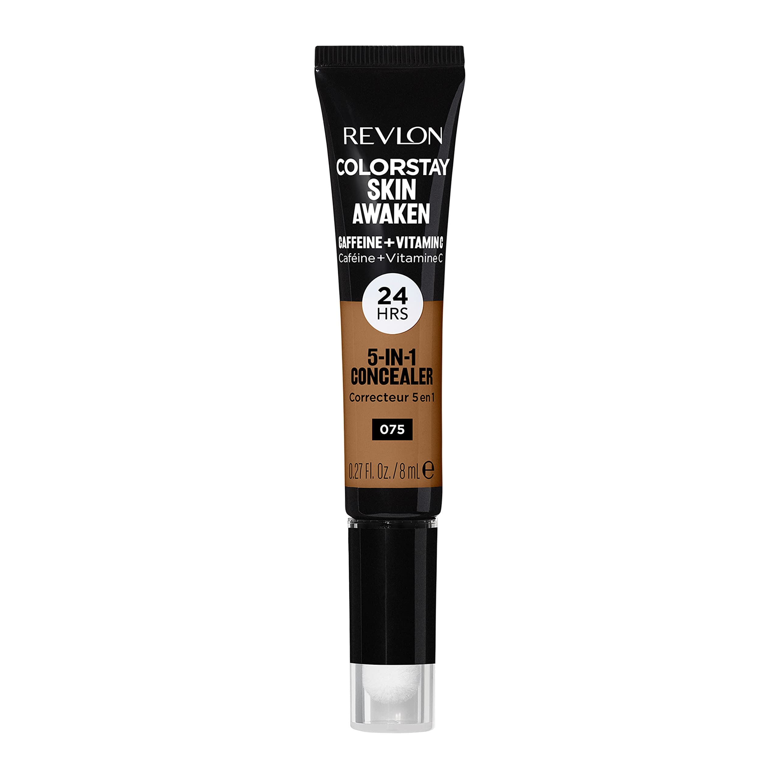 Revlon ColorStay Skin Awaken 5-in-1 Concealer 24HR Wear (30g) Fragrance & Paraben Free, Deep (075) Unisex