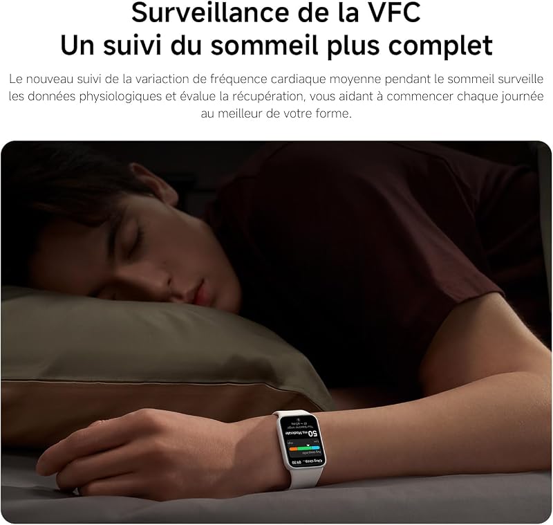 Smart Band 10 Pro NFC, Bracelet Connecté, Blanc céramique