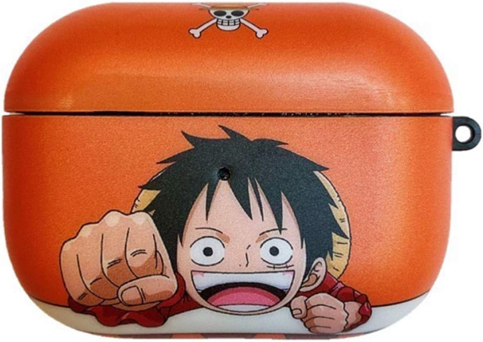 Gxia New Released Protective Silicone Case, ONE PIECE, Naruto Carrying Case for AirPods Pro Charging Case(H09)