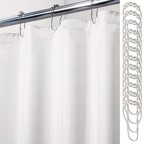 Amazon Com Mdesign Extra Long Water Repellent Mildew Resistant