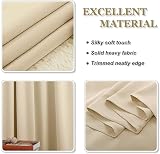 PONY DANCE Blackout Curtain 52x84 Eyelet Mocha for Living Room Door view 9