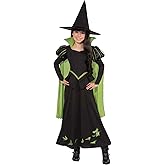 Rubies The Wizard of Oz: Wicked Witch of the West Costume for Kids, Girl's Small