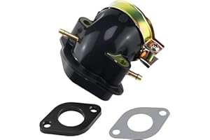 MFC·passion Intake GY6 Dual Hose Connection 22mm Intake Manifold Pipe Fits GY6 125cc 150cc Chinese Scooter Moped ATV Go-Kart with 152QMI 157QMJ Engine, Double Hose Ports
