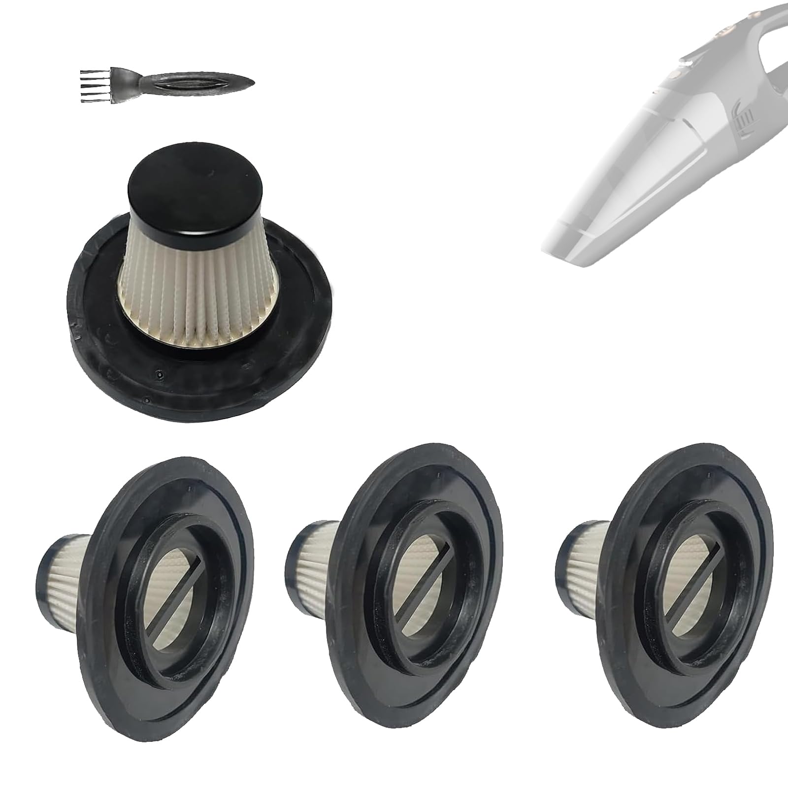 Photo 1 of Feenynic 4pack Hepa Filters Replacement Compatible with Model ATJ-2166 vacuum. Washable Filters Works with H126 and ATJ vacuum.