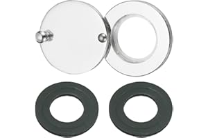 PATIKIL 5/8" Peephole Cover,Rotating Door Viewer Peephole Privacy Cover with Self-Adhesive Tool for Home Security Apartment H