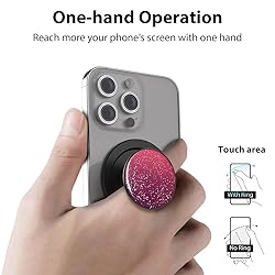 MonIdea Magnetic Phone Grip for MagSafe, Phone Ring