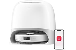 roborock Qrevo Curv S5X Robot Vacuum and Mop, 18,500Pa Suction, Zero-Tangling Design, FlexiArm Side Brush & Mop, Smart Obstac