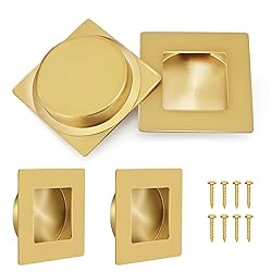 Malimali 2-3/4 Inch Recessed Finger Flush Pulls for