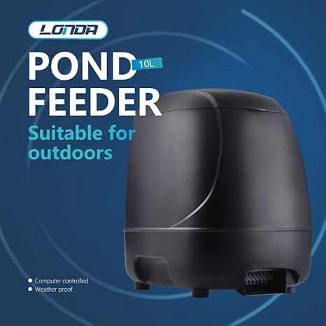 Amazon Com Automatic Fish Feeder Timer High Capacity Pond Fish