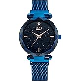 MASTOP Luxury Women Watches Analog Quartz Watch Bracelet Watch Mesh Band Waterproof Wrist Watches for Ladies