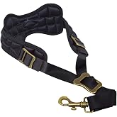 adorence Saxophone Neck Strap with Removable Washable Neck Pad - H04 Black | Neck-Hugging Contoured Cushion, Dual-Layer Comfort, Metal Swivel Hook, for Alto &amp; Tenor Saxophone