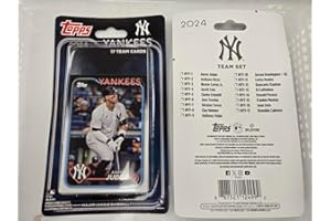 TOPPS TOTAL 2024 Topps Retail Factory Sealed Baseball New York Yankees Base MLB Team Set Juan Soto Aaron Judge Jasson Dominguez RC + 14 More 17 Total Cards. Stock Photo shown, see second picture for list of players included. Different numbering on cards than on regular Topps cards in packs