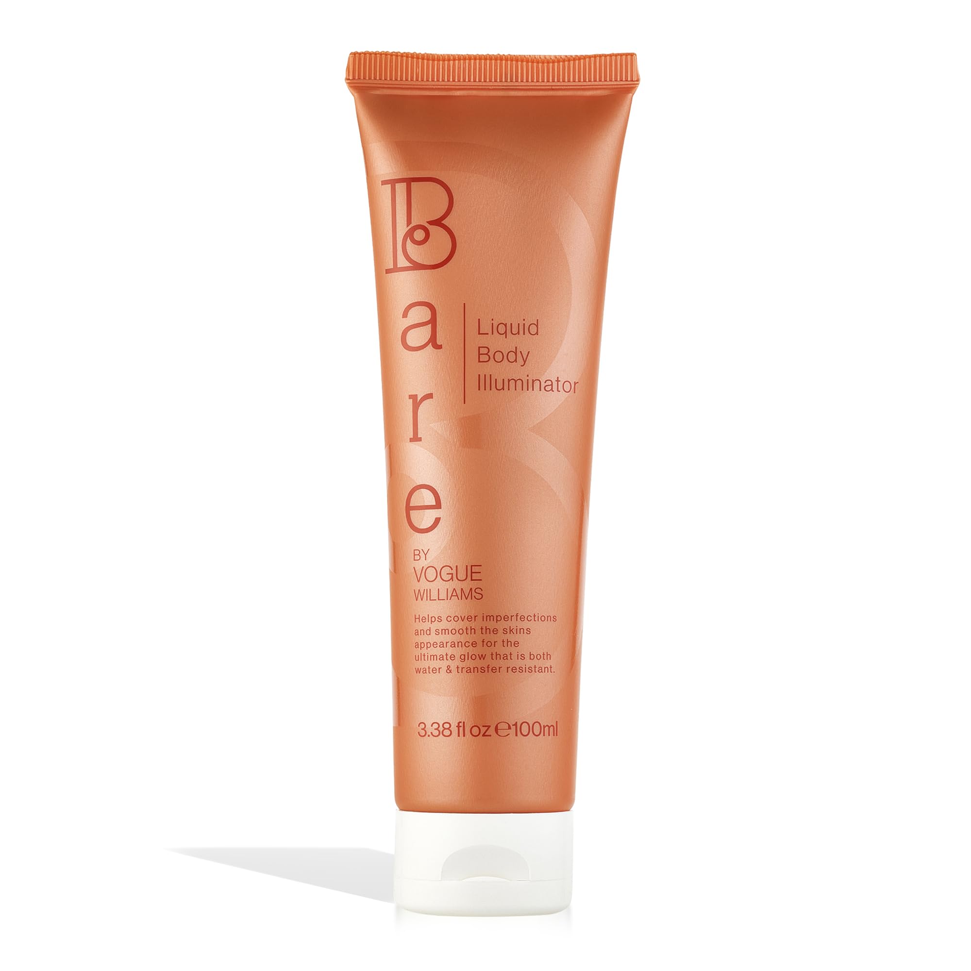 Bare by Vogue Liquid Illuminator, 125ml - Hydrating Body Highlighter for Sun-Kissed Glow - Vegan & Cruelty-Free, Water & Transfer Resistant - Enriched with Amino Acids & Vitamins