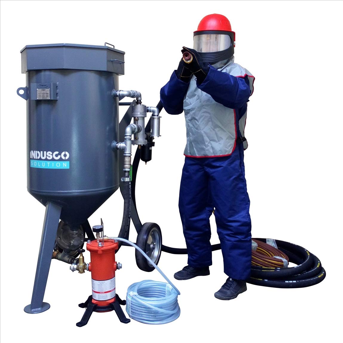 Professioneller Fußpedal-Schalter Für Sandstrahlgeräte - Metallausführung Mit Federmechanik