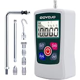 500N Digital Force Gauge High-Precision Trigger Pull Gauge for Tension &amp; Compression Testing (N, kg, lb, oz) Push-Pull Meter with Real-Time/Peak/First Peak Modesfor Quality Control &amp; Material Testing