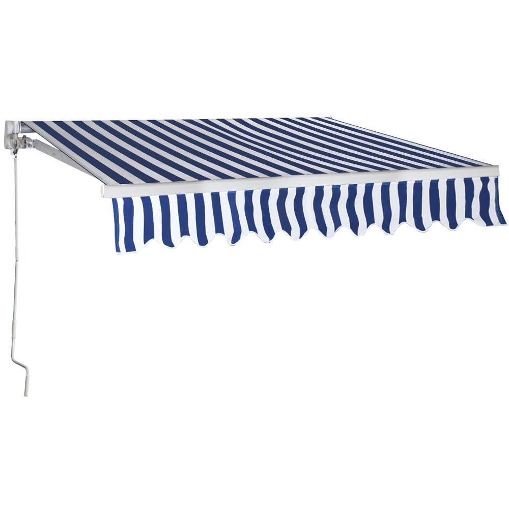 Amazoncom Go2buy 82x65 Retractable Manual Patio Canopy Deck