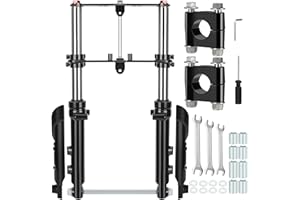 CILOYU Mini Bike Front Forks Suspension Kit Replacement for Coleman Minibike CT100U Monster Mega Moto 80 105cc Motovox MBX10 MBX11 Baja Doodlebug DB30 Trailmaster Storm 200 Parts 7/8 Handlebar Risers