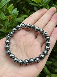 Hematite Crystal Bead Bracelet 8mm, Wholesale