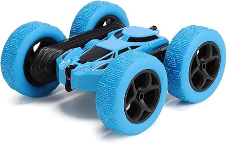 Amazon Co Jp ラジコンカー 2 4g両面360回転特殊効果車 ロールオーバーバケットとツイスト子供用クリエイティブギフト 青 ホーム キッチン