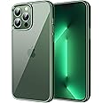 JETech Case for iPhone 13 Pro 6.1-Inch, Non-Yellowing Shockproof Phone Bumper Cover, Anti-Scratch Clear Back (Alpine Green)