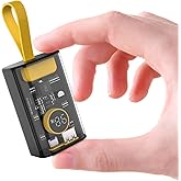 Portable Charger 10000mAh,22.5W Fast Charging Small Power Bank,Transparent External Battery Pack,Input/Output External USB C Portable Phone Charger for iPhone iPad Samsung LG Android Cellphone (Black)