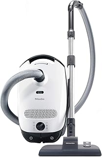 Miele Classic C1 PowerLine / Bodenstaubsauger mit Beutel / 800 Watt / 3-teiliges Zubehör / 9 m Aktionsradius / 5,8 kg leicht / weiß