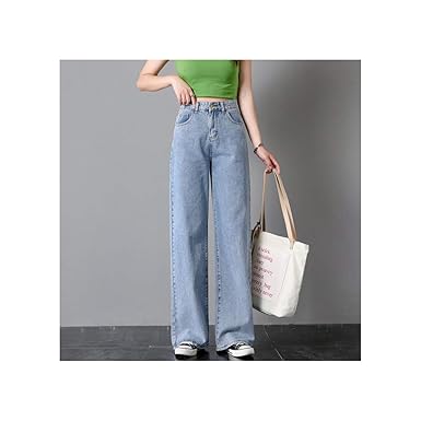 Pantalones Vaqueros De Mujer Pantalones Vaqueros Sueltos De