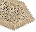 Simhomsen Small Beige Lace Table Runners Dresser Scarves Embroidered Rose Flower 16 × 48 Inch