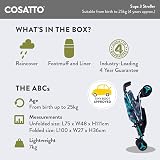 Cosatto Supa 3 Pushchair with Footmuff Lightweight Stroller Birth to 25kg view 6