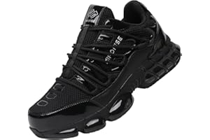 NIFOFISE Wide Steel Toe Sneakers for Men Women Safety Composite Toe Shoes Comfortable Non Slip Lightweight Work Shoes Air Cushion Indestructible