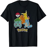 Pok&eacute;mon First Generation Group Shot Logo T-Shirt