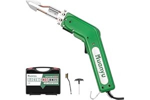 Huanyu Hot Knife Fabric Cutter Sharp Knife 100W Max 1112℉ Hot Cutter for Foam Acrylic Board Sponge